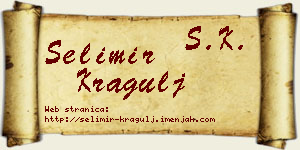 Selimir Kragulj vizit kartica